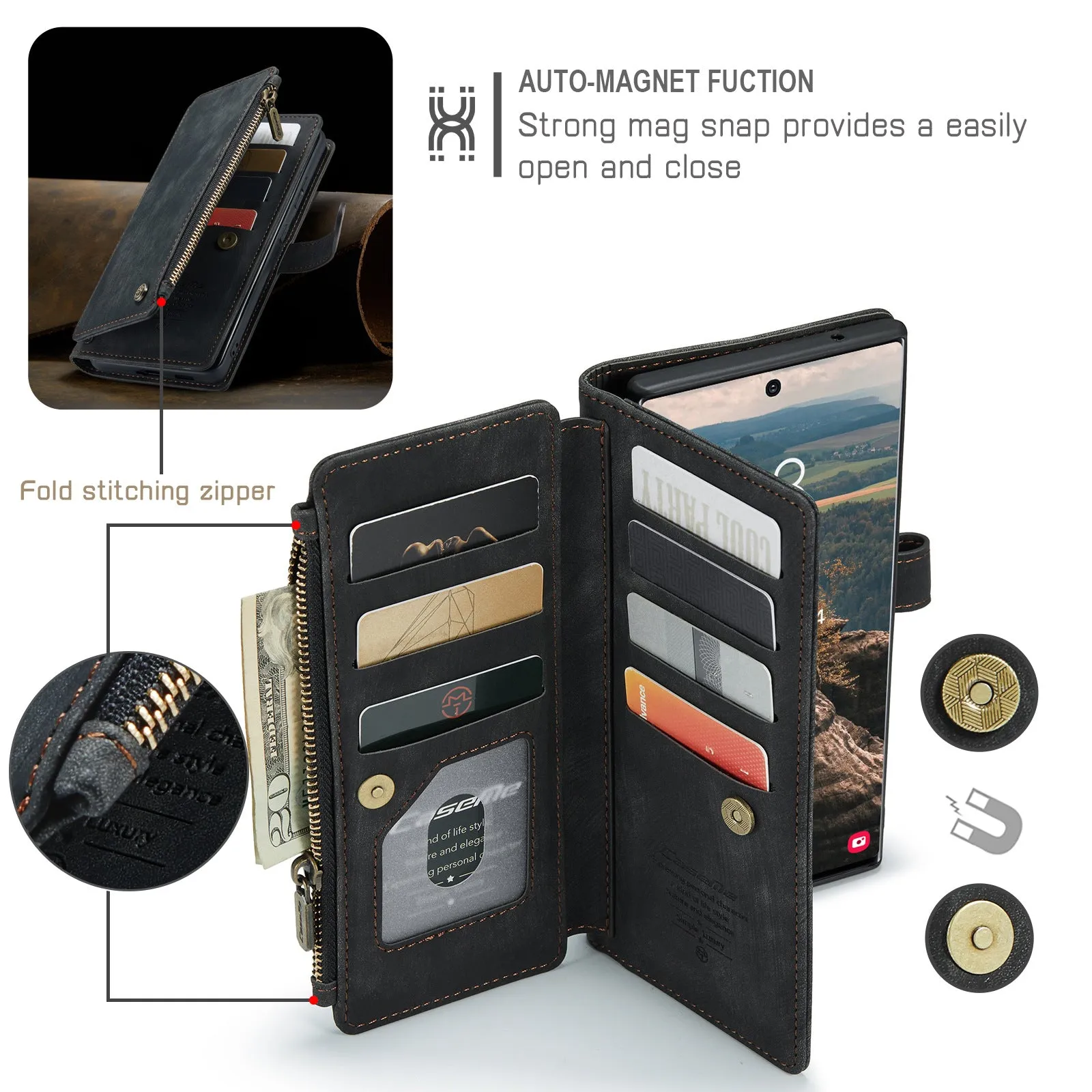 Premium Wallet Case for iPhone