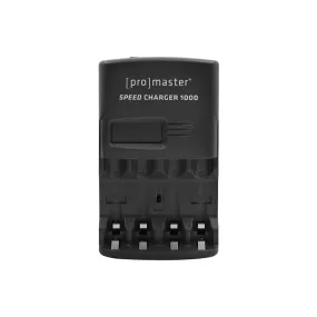 Promaster Speed Charger 1000 AA NiMH kit with 4 batteries