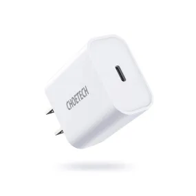 Q5004 CHOETECH PD Fast Type C Wall Charger 20W Compatible iPhone 12 Pro Max/12 Mini/11 Pro Max