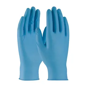 QRP 8BQF09S Disposable Nitrile Glove, Powder Free with Textured Grip - 8 Mil