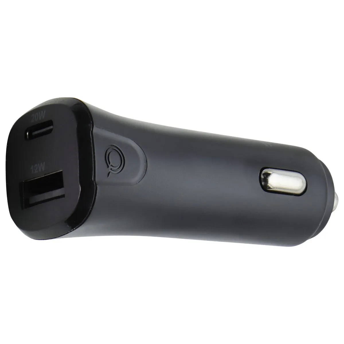 Quikcell 32W Dual Port (USB-C and USB-A) PD Car Charger - Black