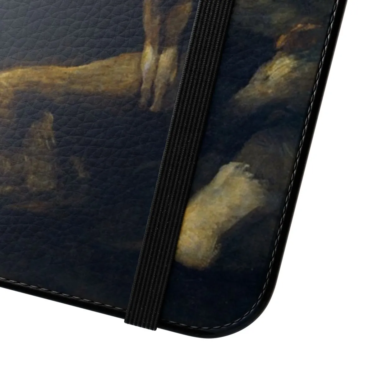 "Macabre Art Flip Cover Phone Case Inspired by Francisco Goya's 'Saturn Devouring His Son'"