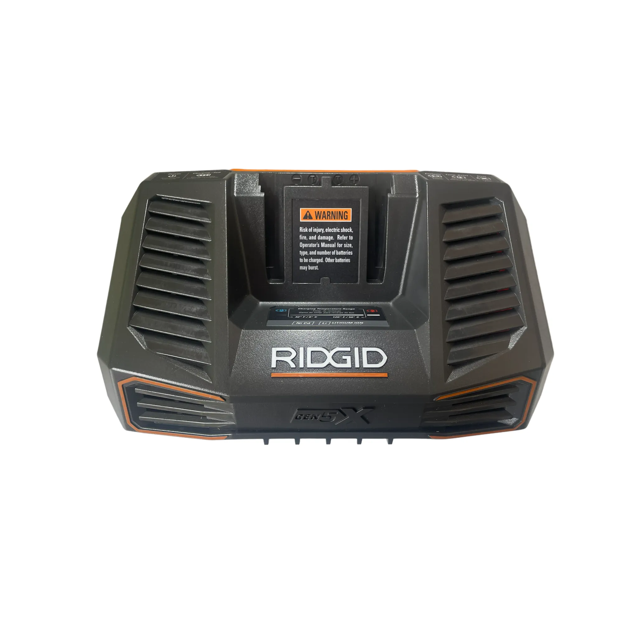 RIDGID 18-Volt Dual-Chemistry Rapid Battery Charger