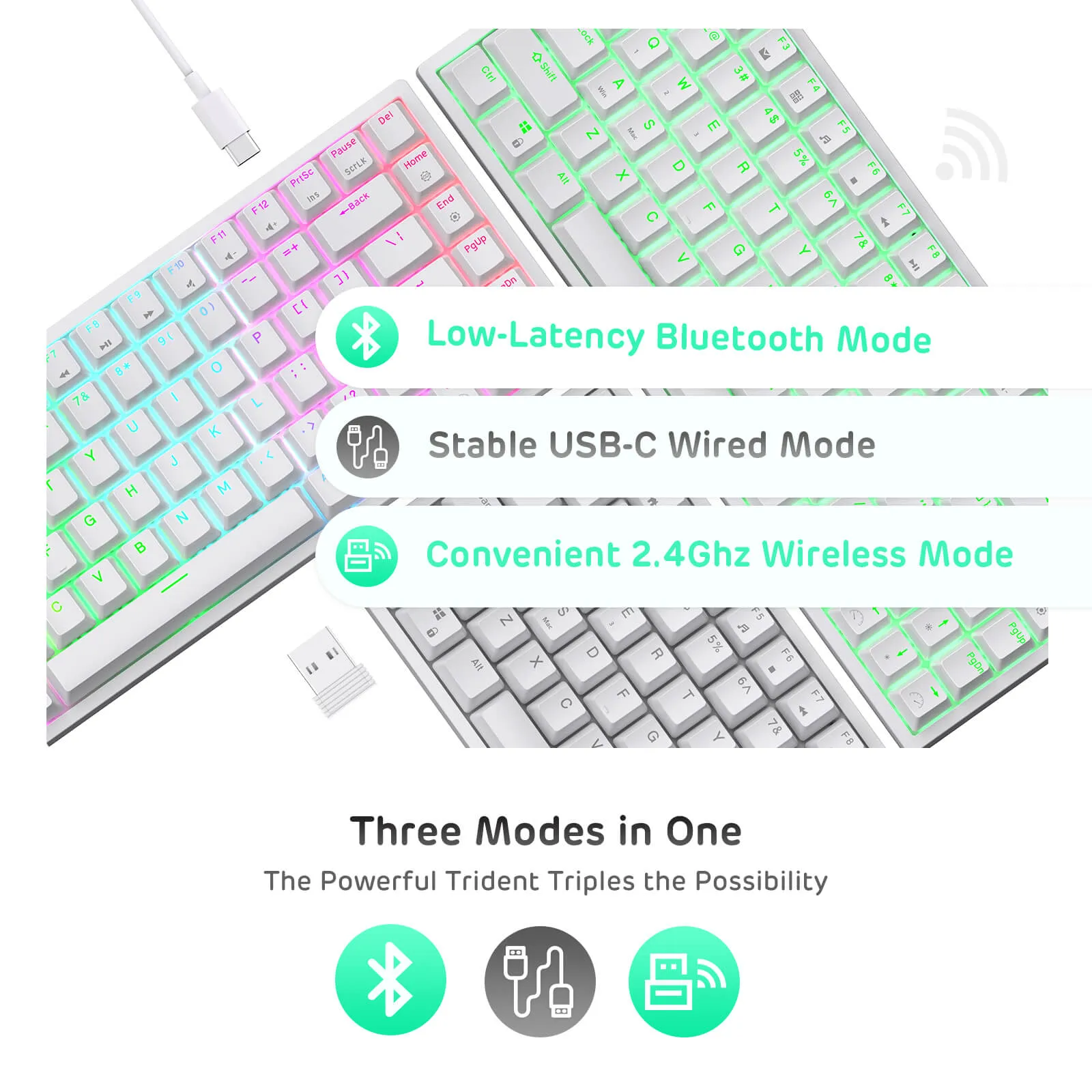 RK84 75% Wireless Mechanical Keyboard (Open-Box)