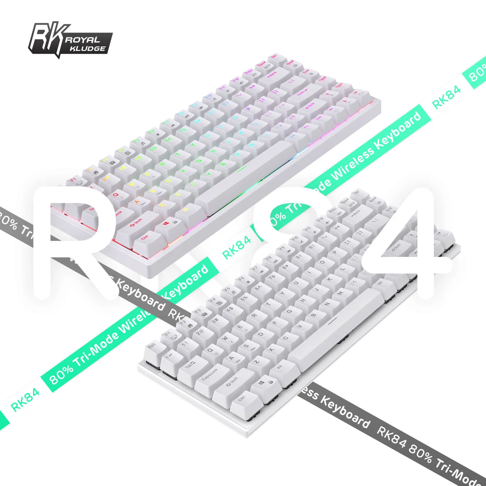 RK84 75% Wireless Mechanical Keyboard (Open-Box)