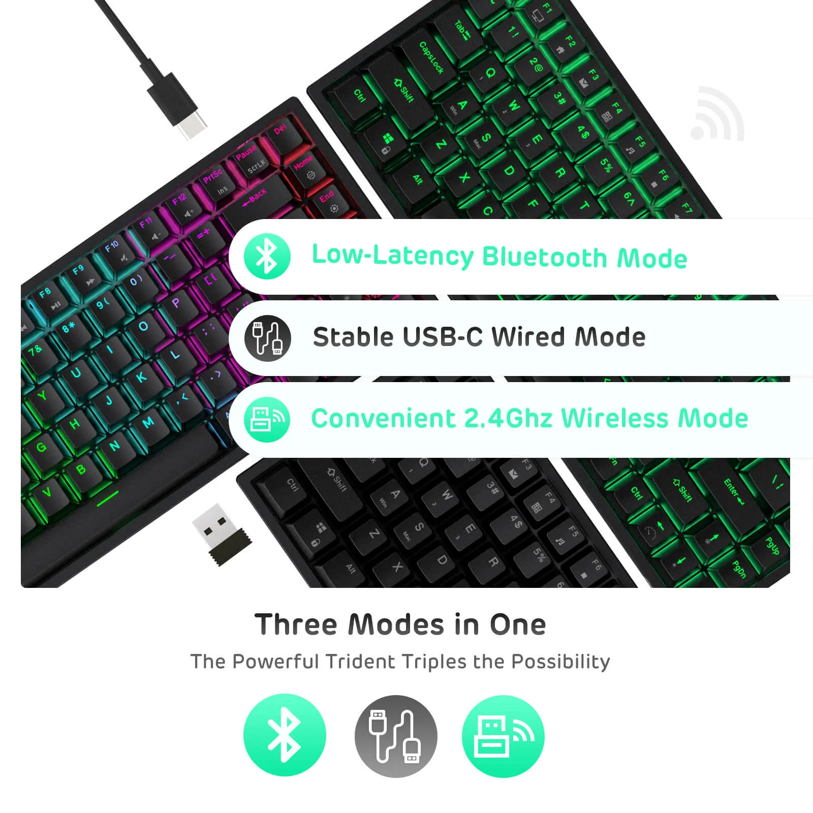 RK84 75% Wireless Mechanical Keyboard (Open-Box)