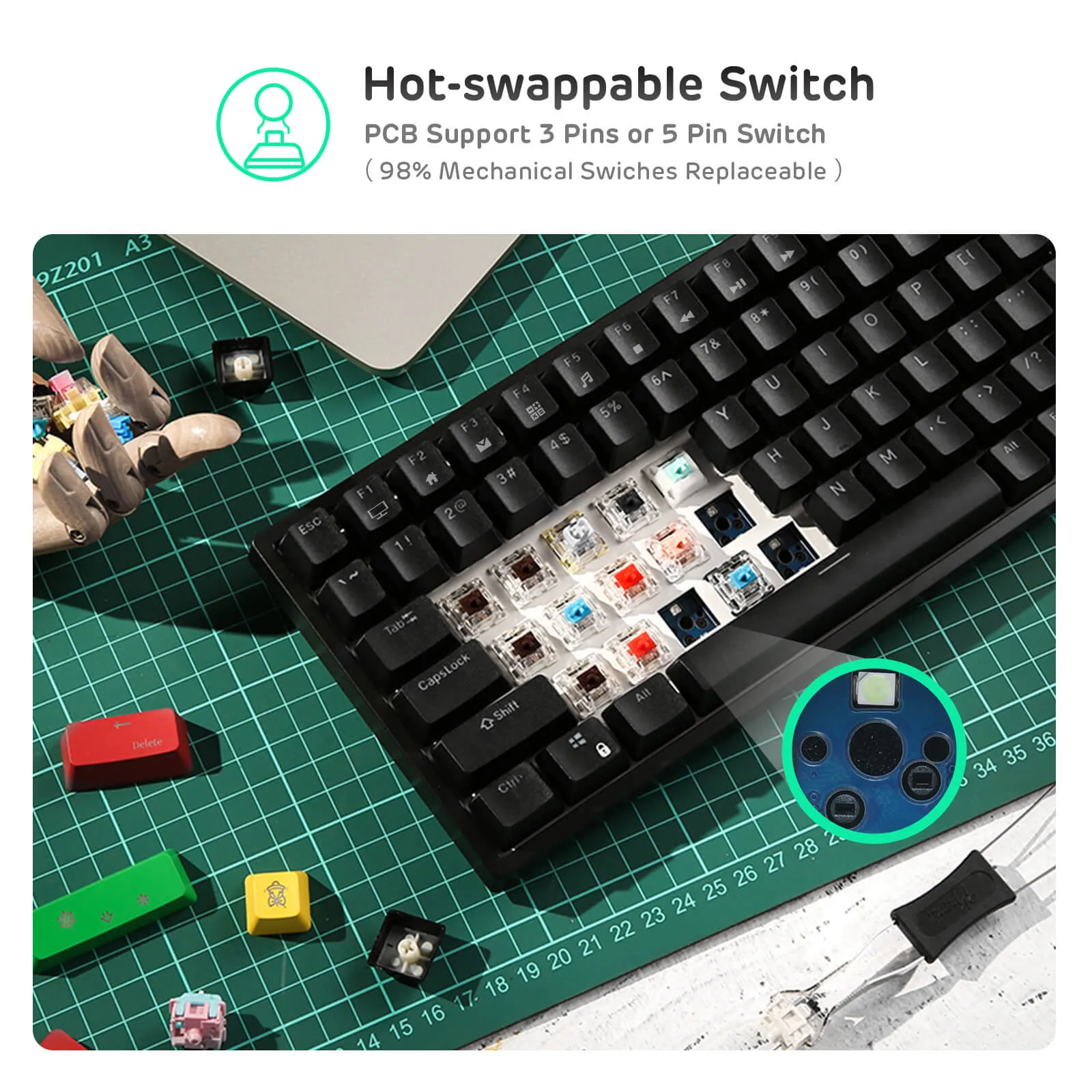 RK84 75% Wireless Mechanical Keyboard (Open-Box)