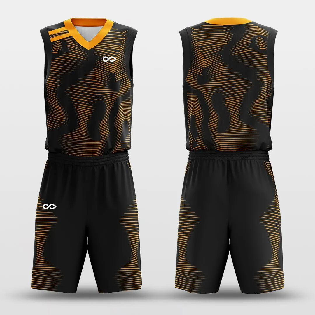 Rock - Custom Sublimated Basketball Jersey Set