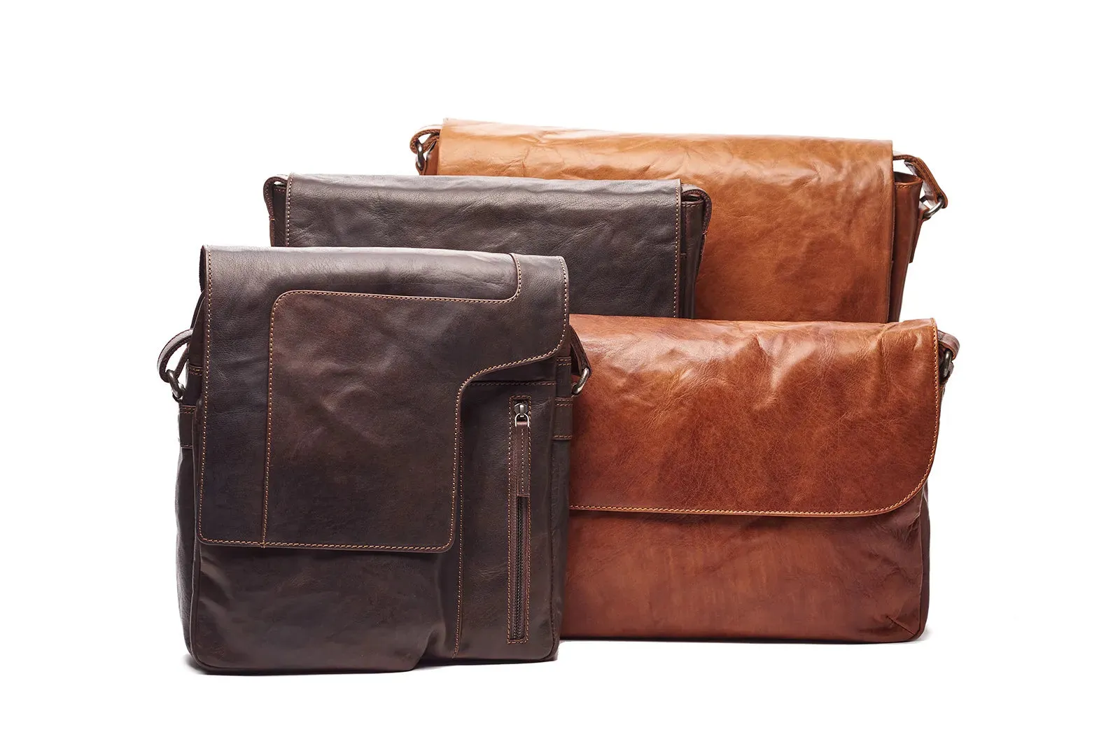 Rugged Hide - Louis Satchel leather bag