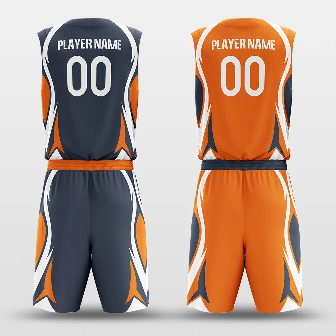 Rush - Customized Kid's Reversible Sublimated Basketball Set