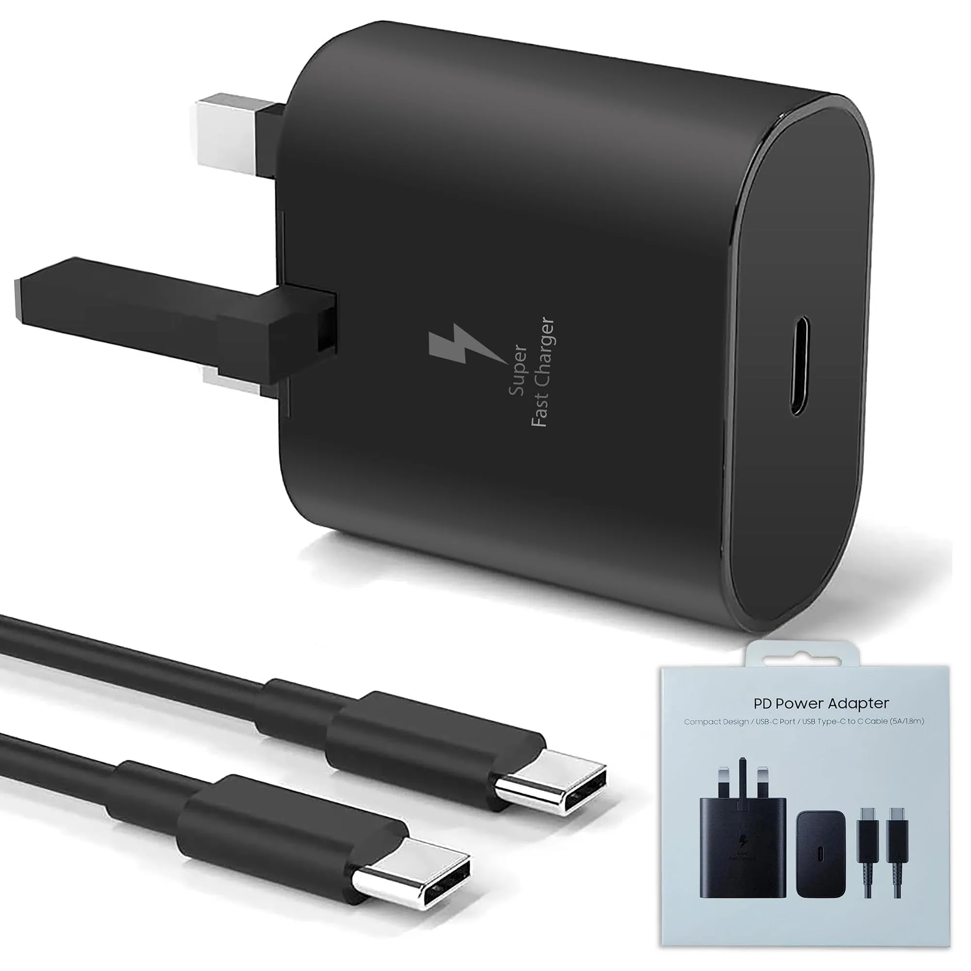 SAMSUNG 25W PD POWER ADAPTER WITH CABLE