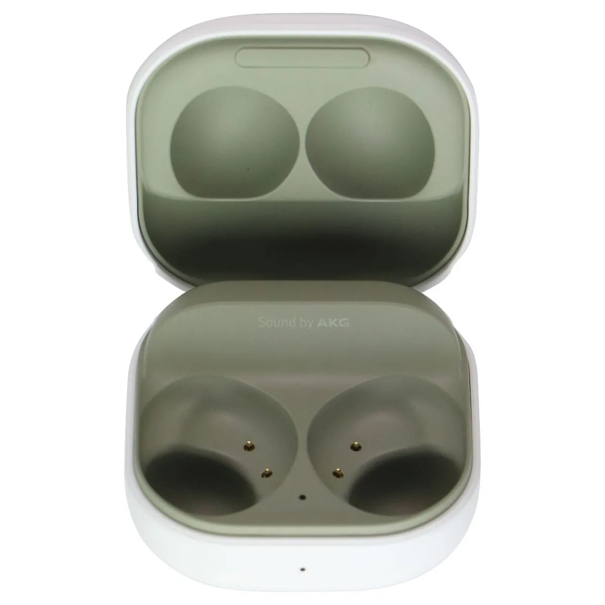 Samsung Charging Cradle Case for Galaxy Buds 2 - White/Olive (EP-QR177)