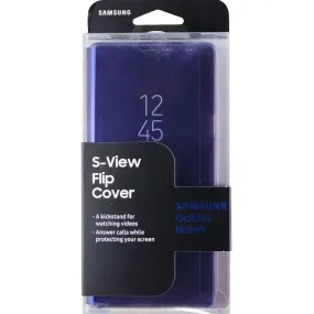 Samsung S-View Flip Cover w/ Kickstand for the Samsung Galaxy Note 9 -Ocean Blue