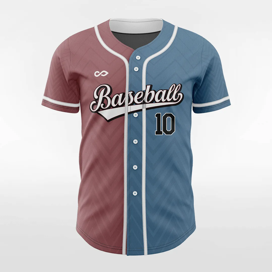 Sea Level 2 - Customized Men's Sublimated Button Down Baseball Jersey