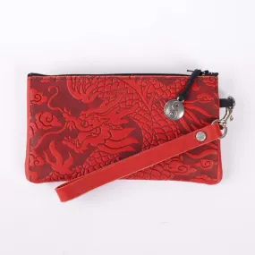 SECOND, Wristlet, Cloud Dragon in Red