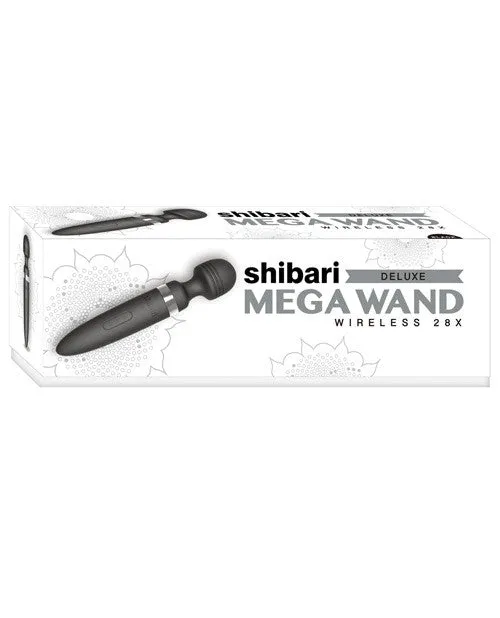 Shibari Deluxe Mega Rechargeable Wand - Black