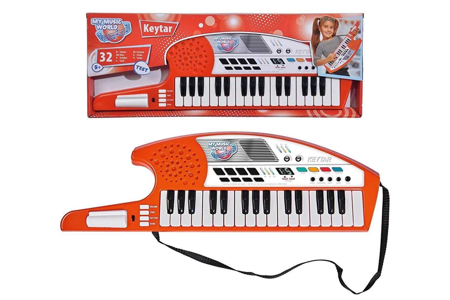 Simba Orange Color MMW Keytar for Kids