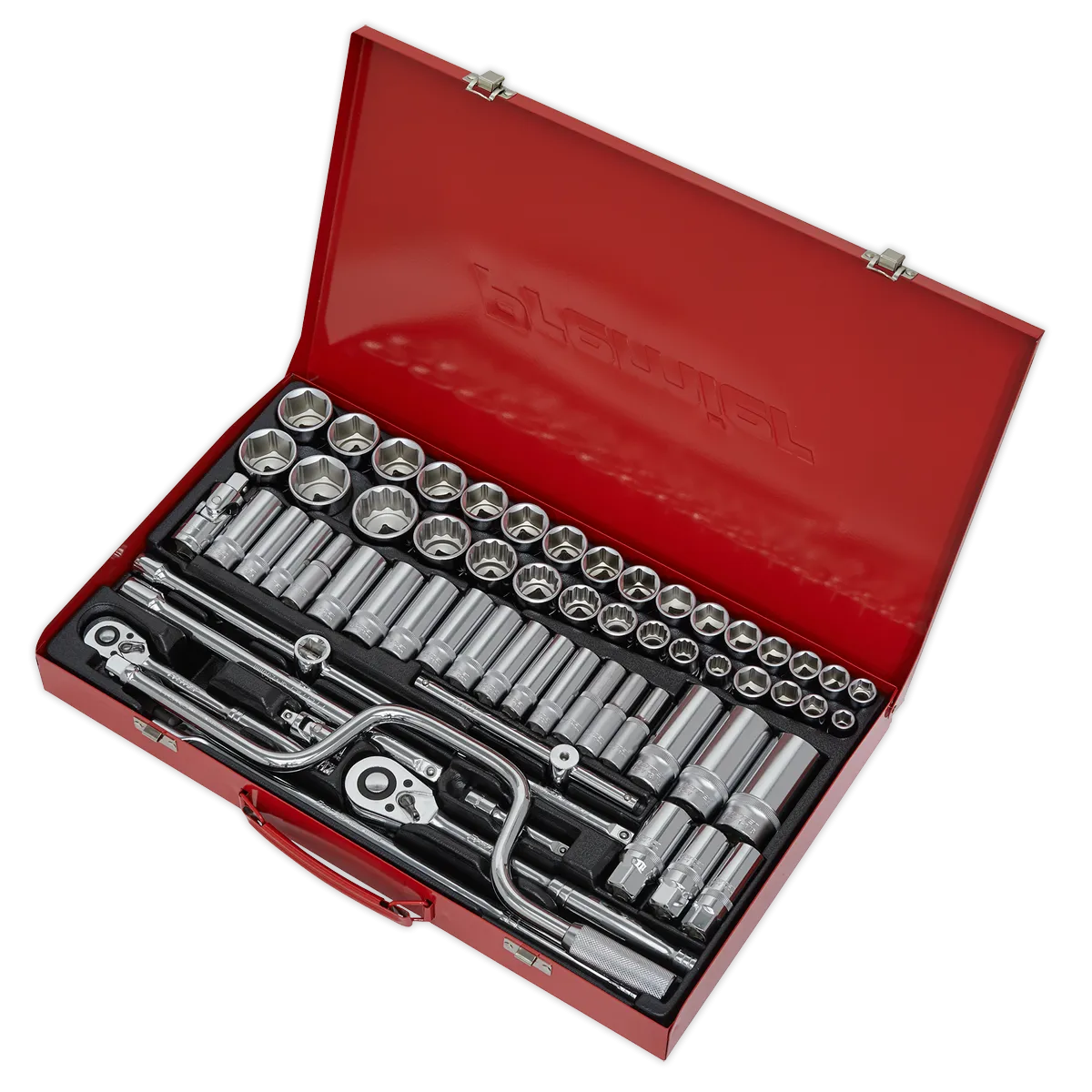 Socket Set 64pc 3/8" & 1/2"Sq Drive 6pt WallDrive¨ - Metric/Imperial