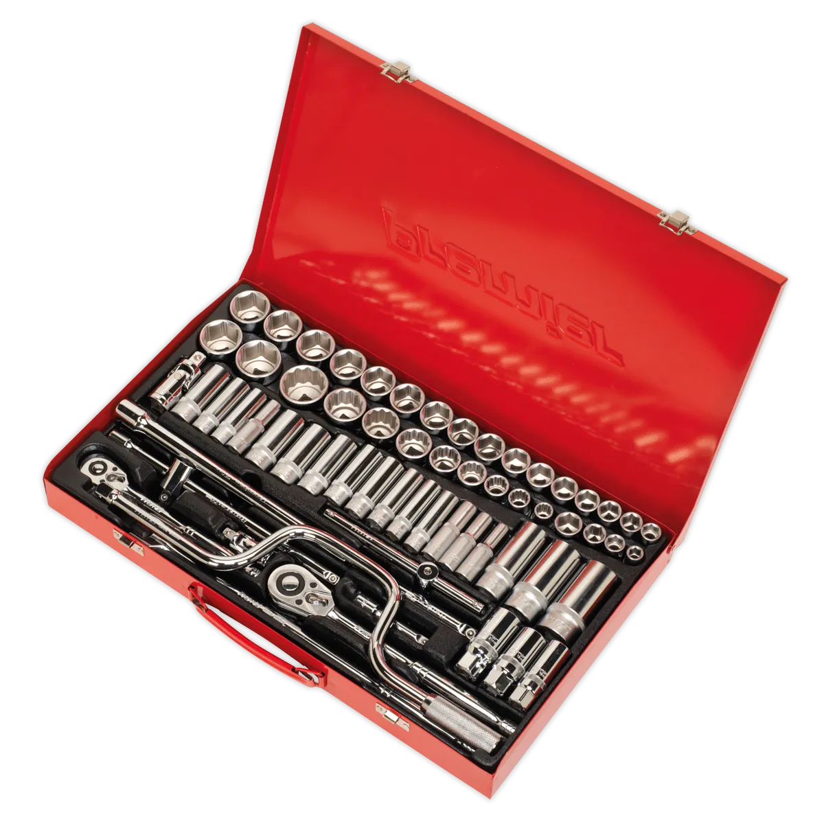 Socket Set 64pc 3/8" & 1/2"Sq Drive 6pt WallDrive¨ - Metric/Imperial