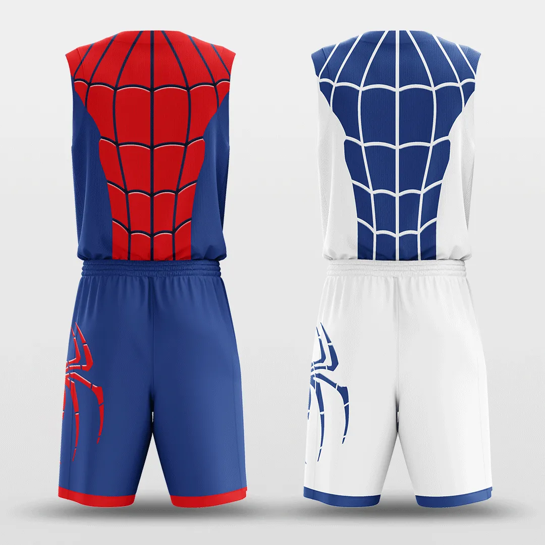 Spiderman - Customized Reversible Sublimated Basketball Set