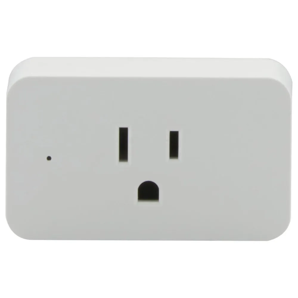 Starfish 15-Amp Wi-Fi Smart Plug Dimmable Outlet White