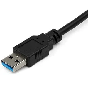 StarTech.com USB 3.0 to Gigabit Network Adapter with Built-In 2-Port USB Hub - USB 3.0 - 3 Port(s) - 1 - Twisted Pair - 10/100/1000Base-T - Desktop