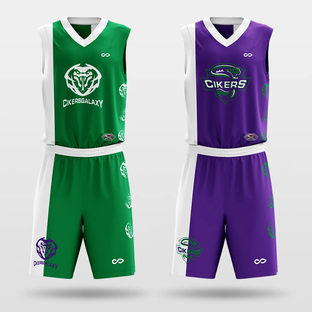 Tai Chi - Customized Reversible Sublimated Basketball Set