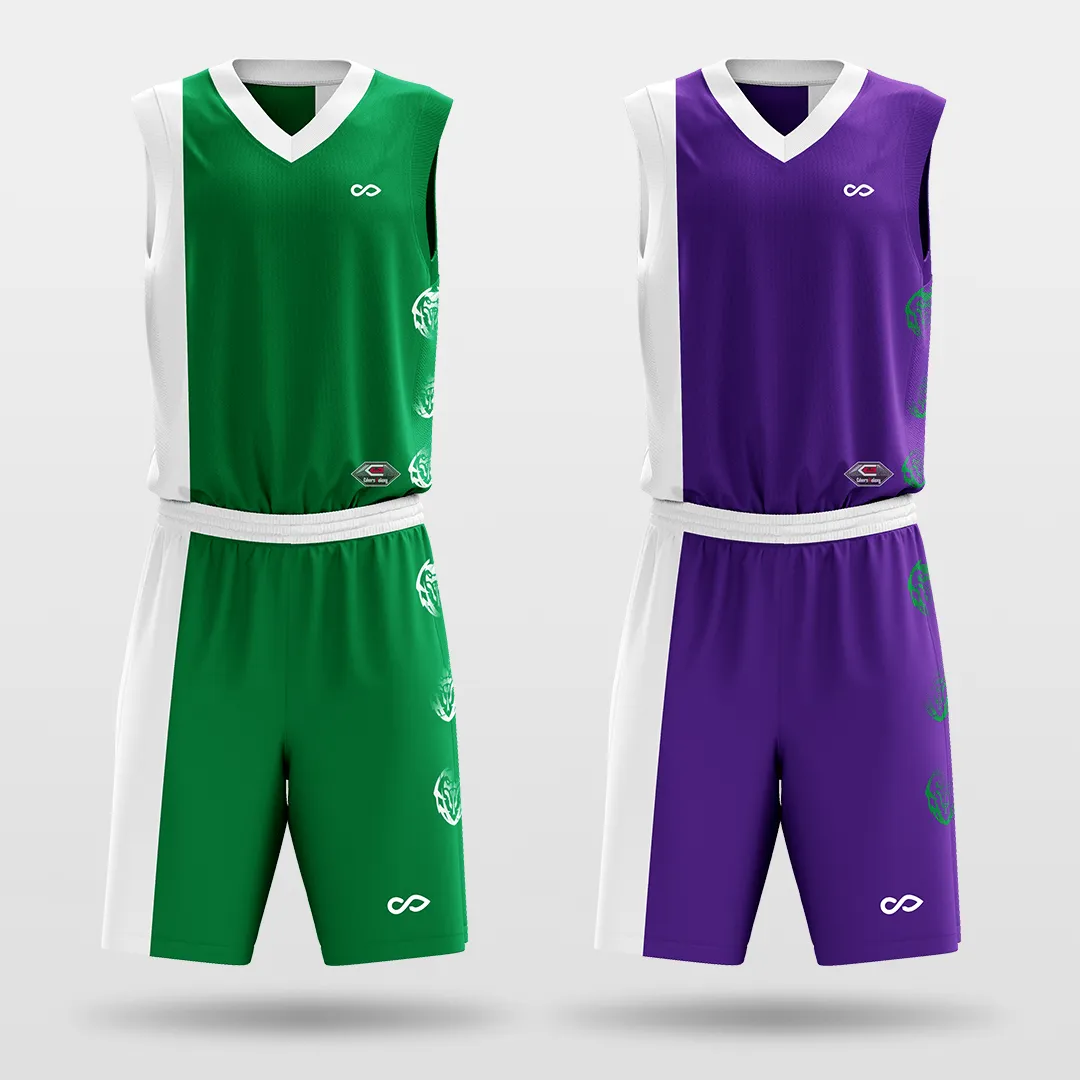 Tai Chi - Customized Reversible Sublimated Basketball Set