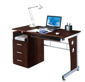 Techni Mobili Computer Desk with Storage in Different Colors