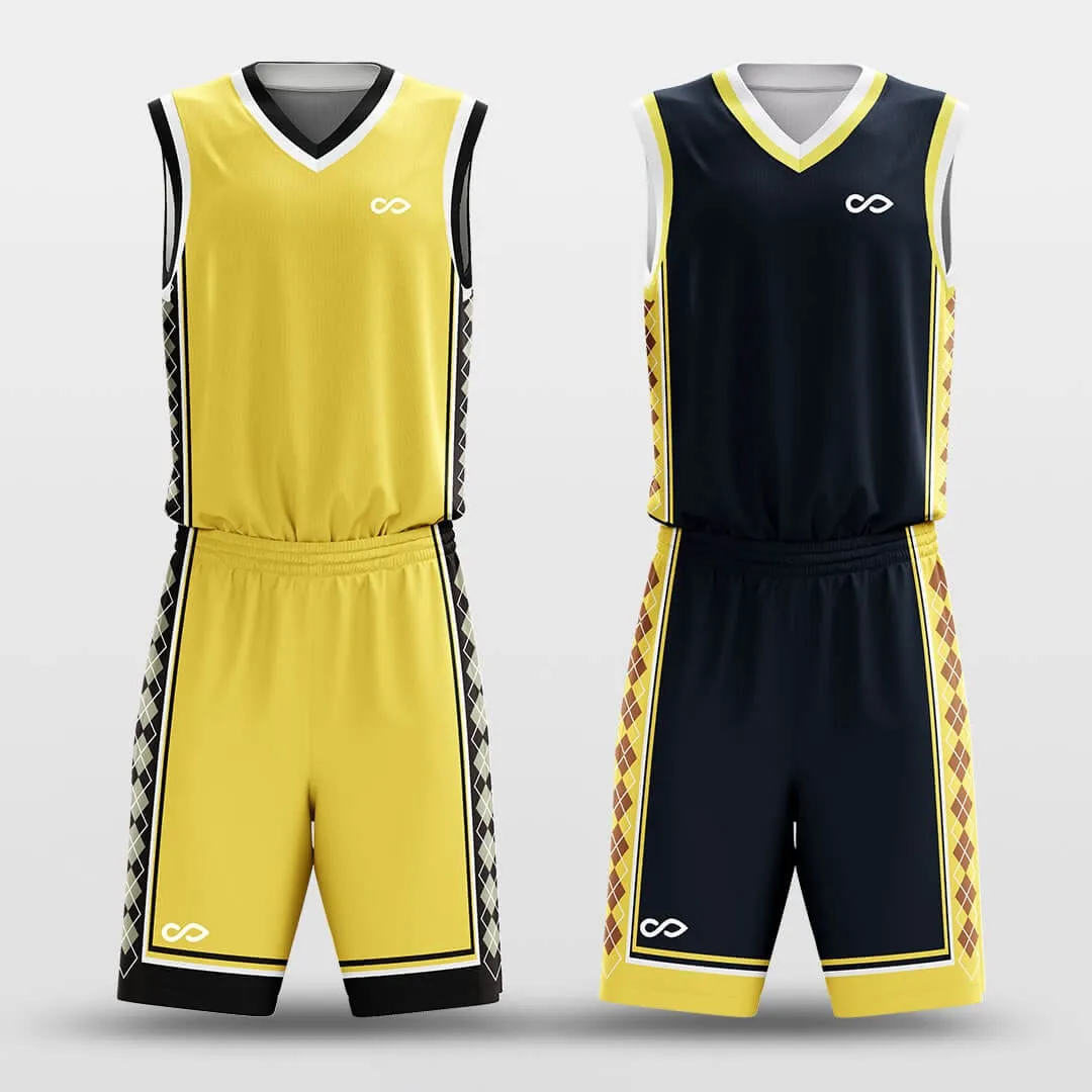 The Square Continues - Custom Reversible Basketball Jersey Set Sublimated BK260103S