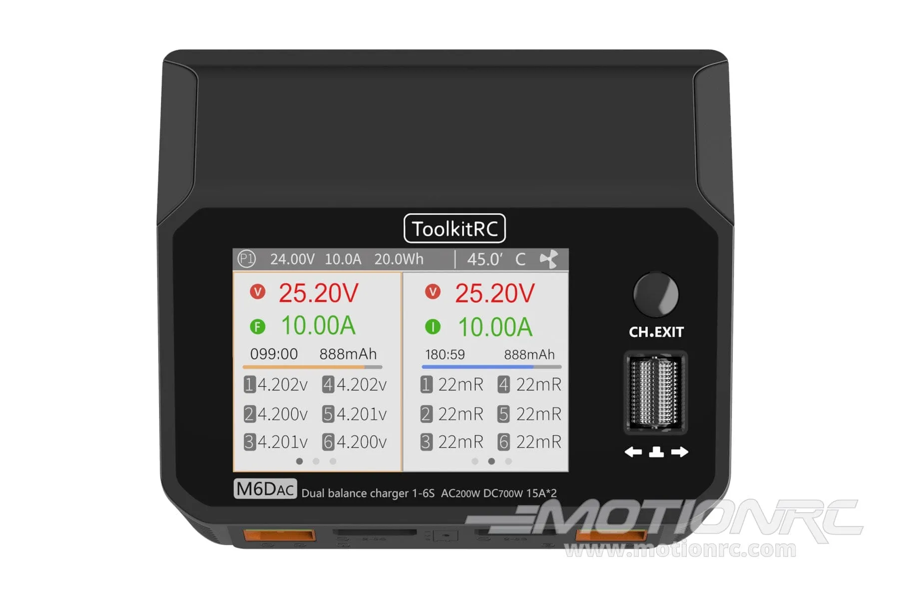 ToolkitRC M6DAC 700W 6 Cell (6S) Dual Port LiPo AC/DC Battery Charger