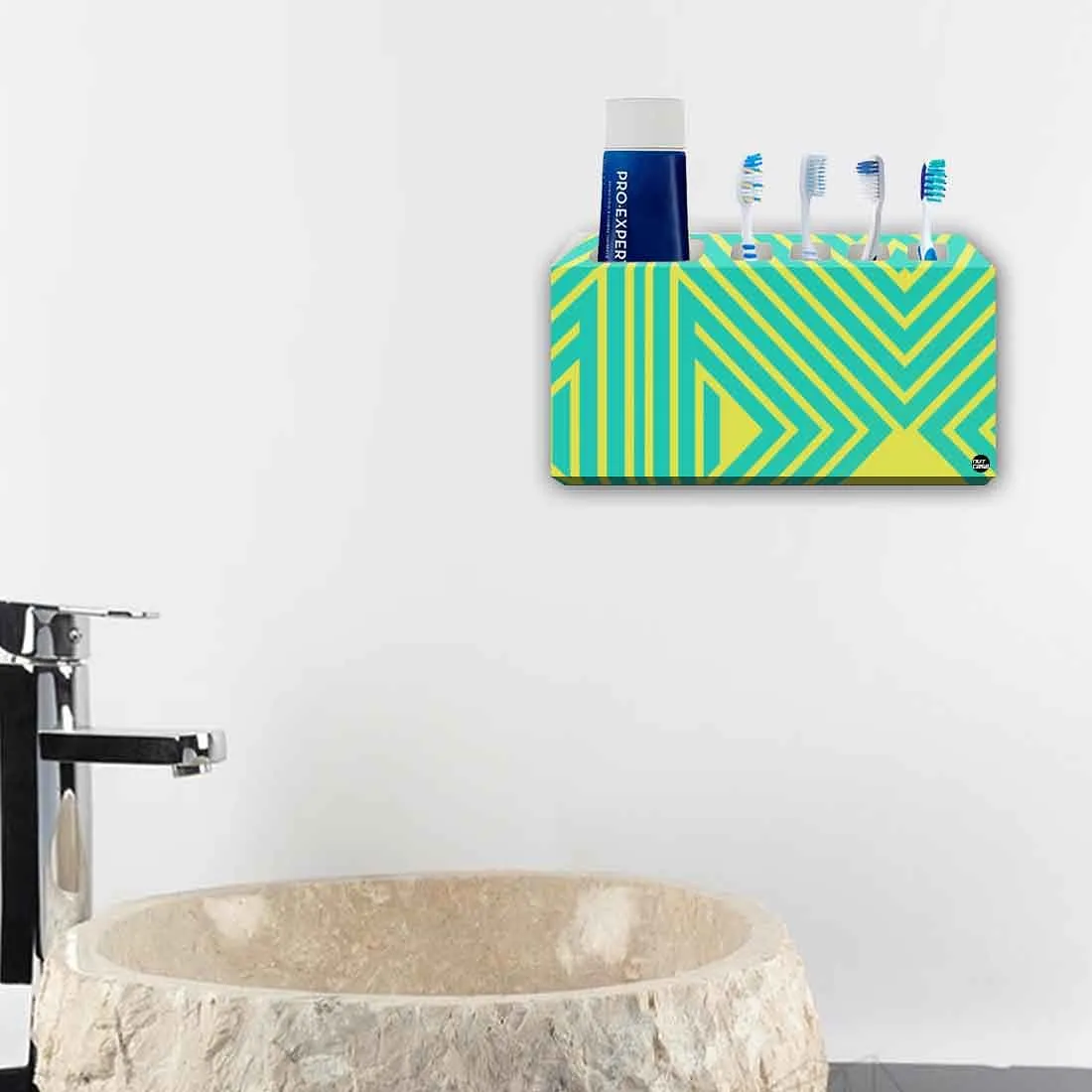 Toothbrush Holder Wall Mounted -Line Art