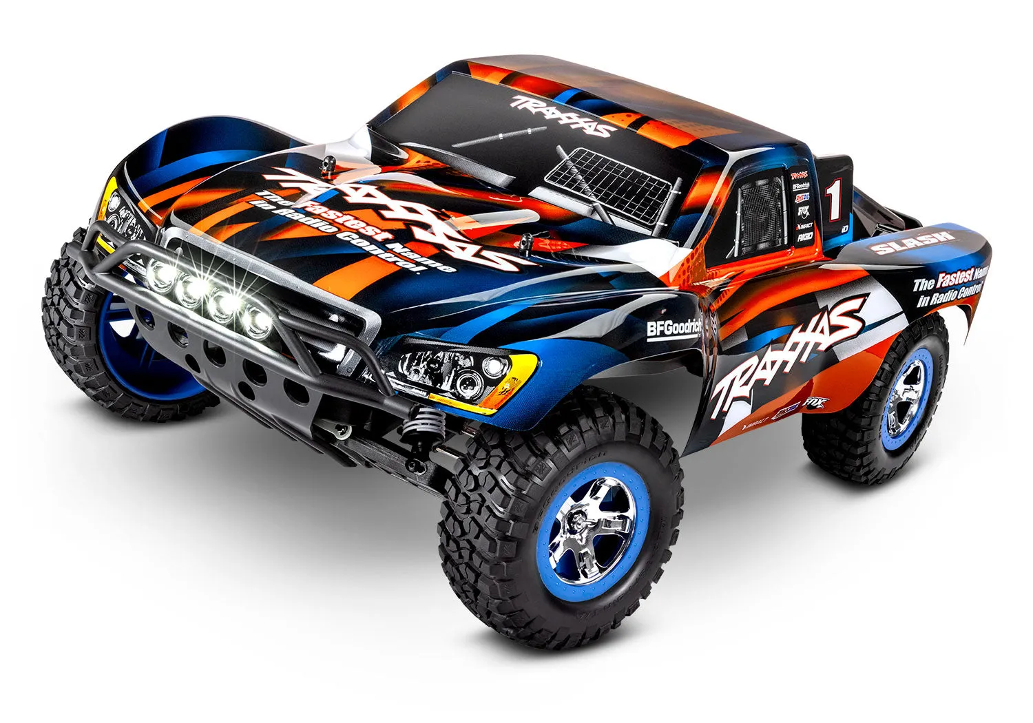 Traxxas Slash 1/10 Scale Short Course Truck 2WD with XL-5 ESC Led Lights Battery and Charger 58034-61