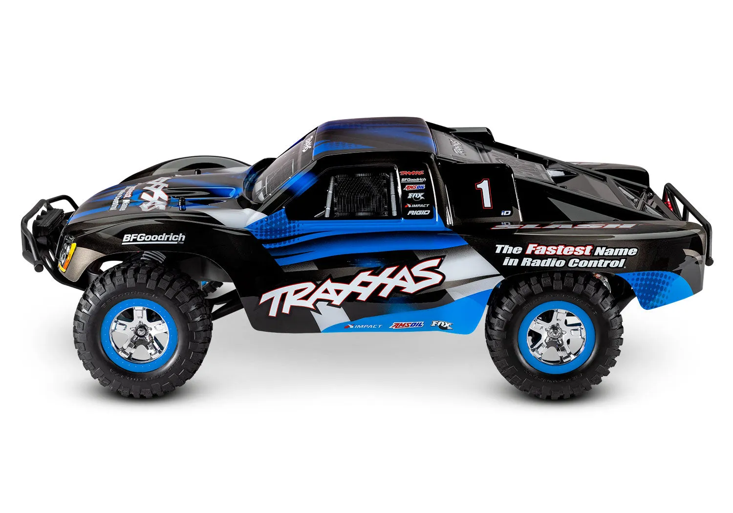 Traxxas Slash 1/10 Scale Short Course Truck 2WD with XL-5 ESC Led Lights Battery and Charger 58034-61