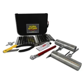 Tuff Stuff Tire Repair Kit, Includes Tools, Plugs, Patches & Storage Case