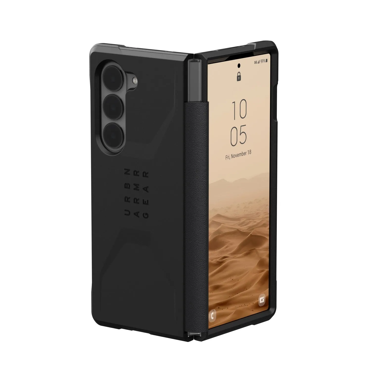 UAG Civilian Case - Samsung Galaxy Z Fold6 - Black (UAG-GFLD6-CIVBK)