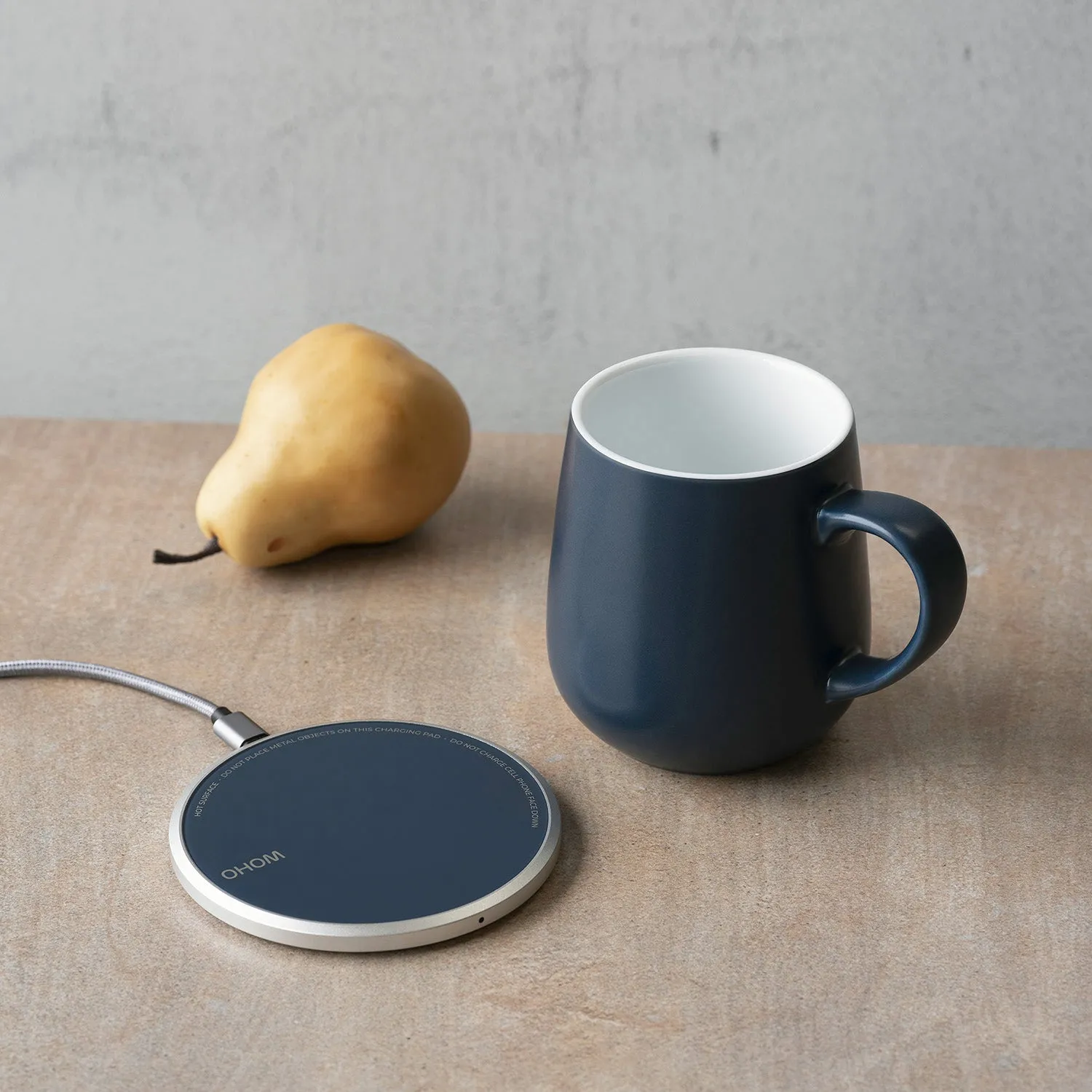 Ui Self-Heating Ceramic Mug & Wireless Charger