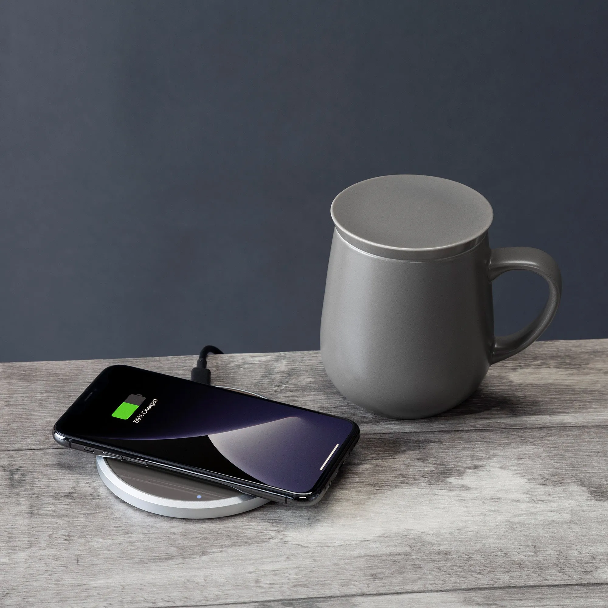 Ui Self-Heating Ceramic Mug & Wireless Charger