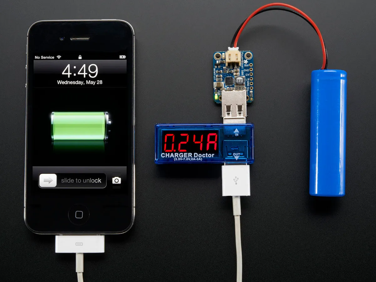 USB Charger Doctor - In-line Voltage and Current Meter