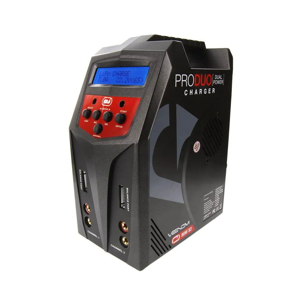 Venom Pro Duo AC/DC 6S 7A 80Wx2 LiPo/LiHV & NiMH Charger, 685