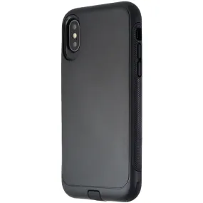 Verizon Rugged Series Dual Layer Case for Apple iPhone XS and X - Black