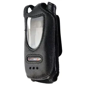 Verizon Wireless Fitted Lambskin Case for Motorola V60s Flip Phone - Black