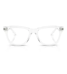 Versace Men's Crystal Square Optical Frame