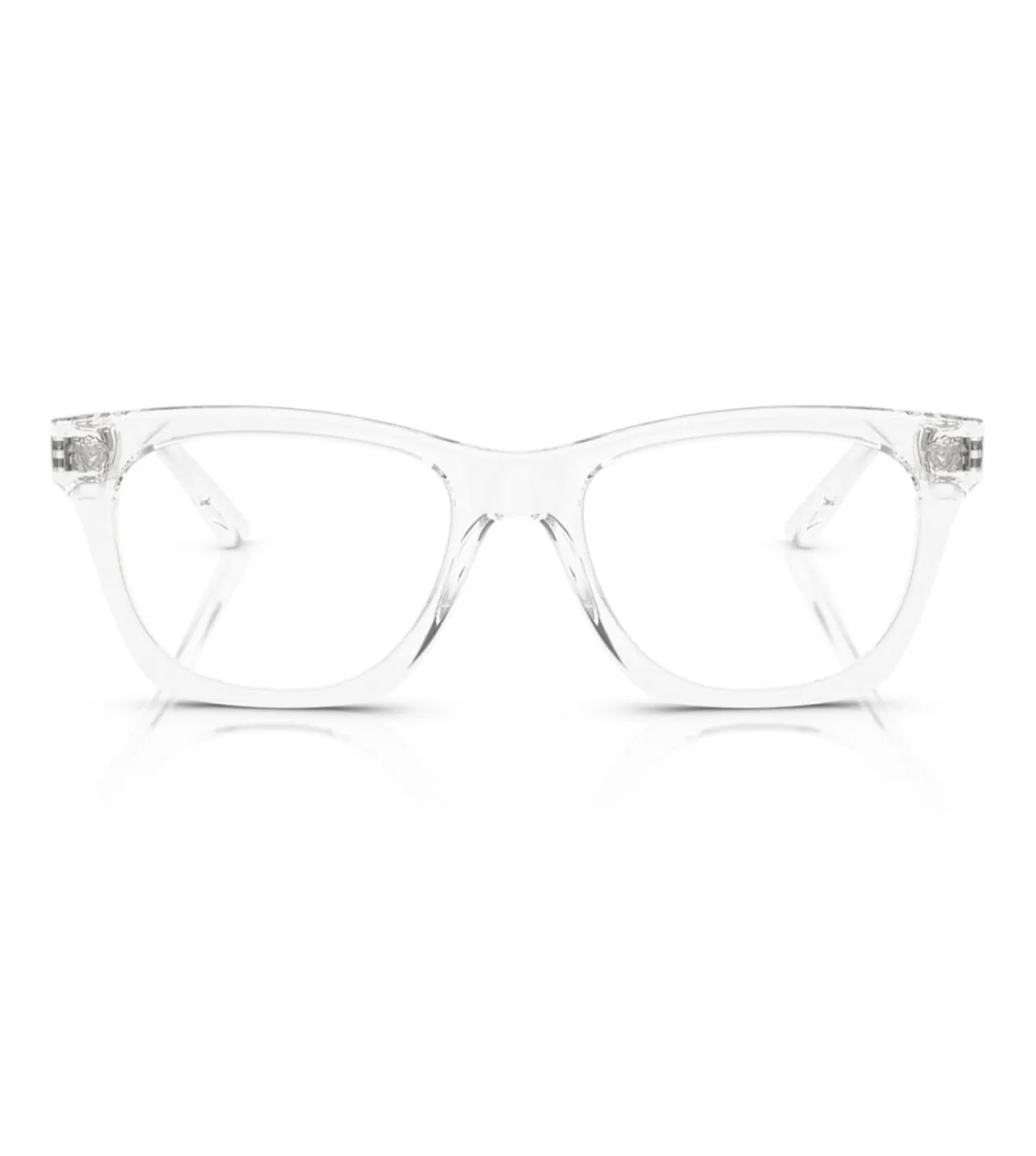 Versace Men's Crystal Square Optical Frame