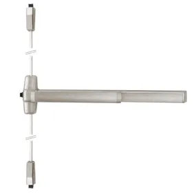 Von Duprin 9857EO-F-3-626 3 Point Exit Bar, Exit Only, 26D Satin Chrome Finish