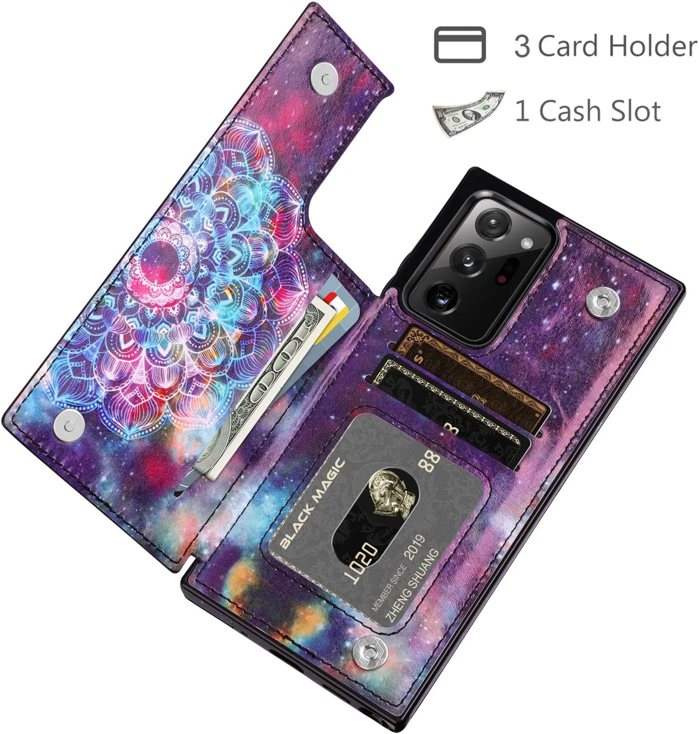 Wallet Case  Galaxy Note 20 Ultra 5G 6.9-inch Slim Protective Case