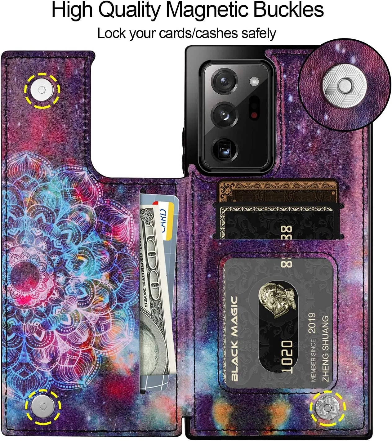 Wallet Case  Galaxy Note 20 Ultra 5G 6.9-inch Slim Protective Case