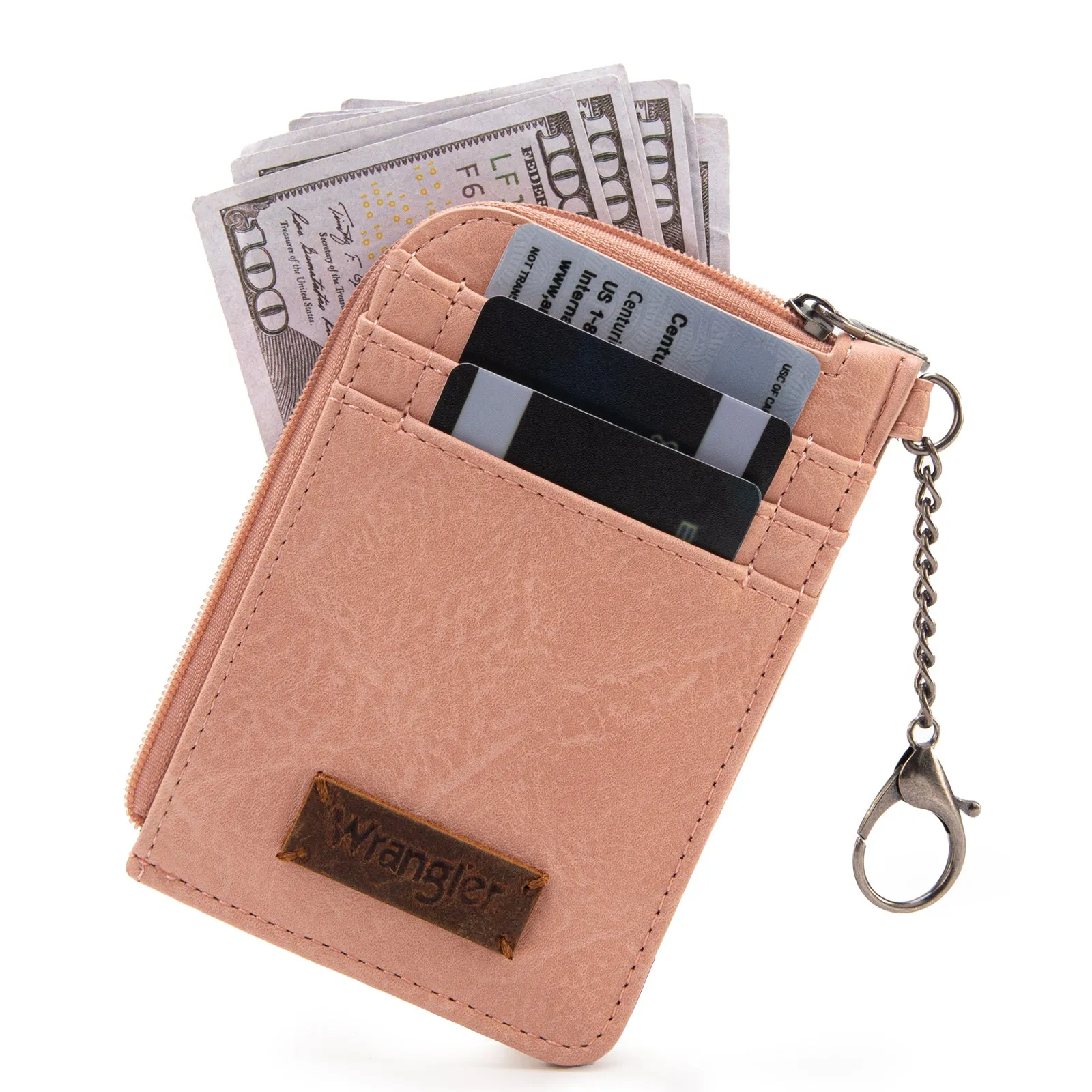 WG2208-W005  Wrangler Mini Zip Card Case