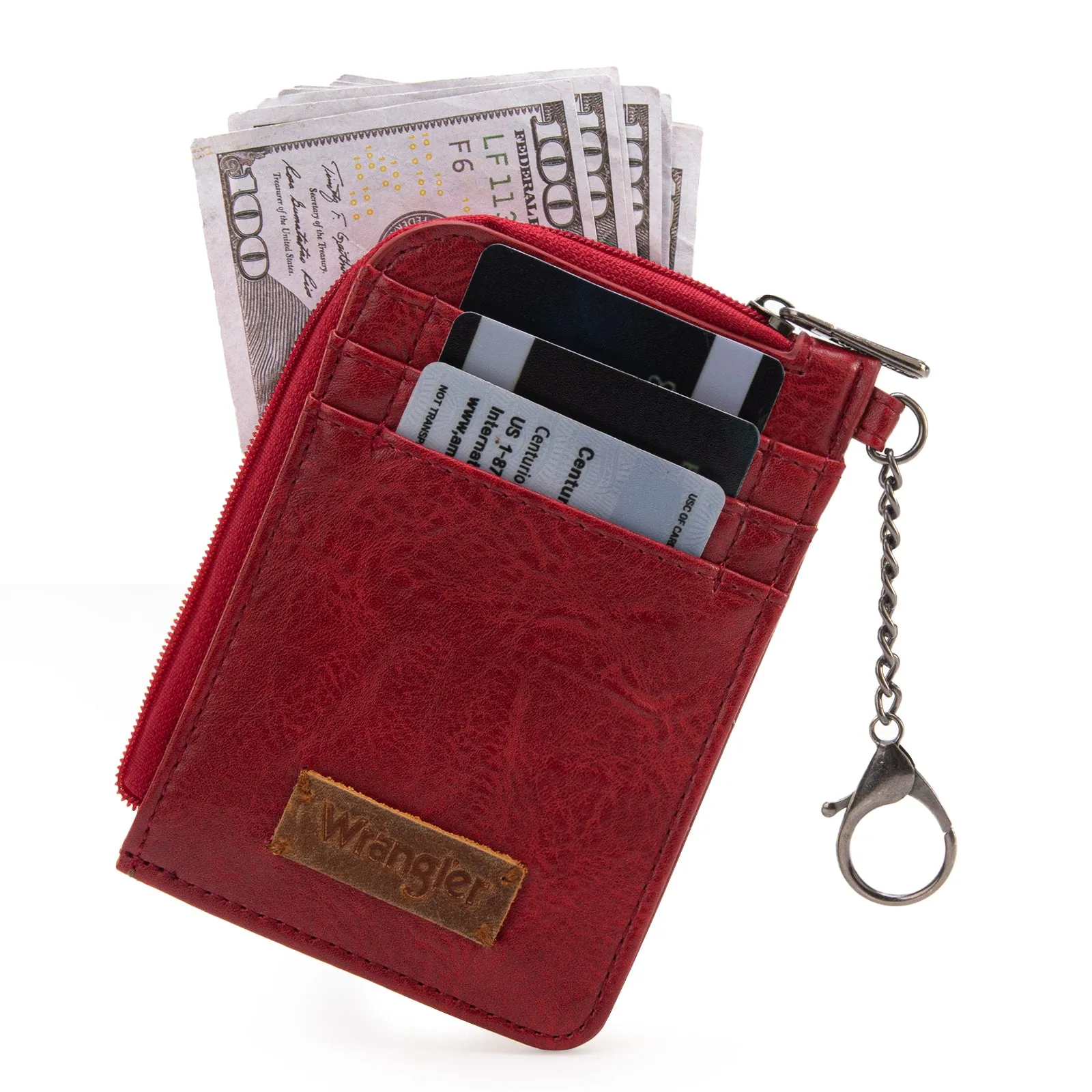 WG2208-W005  Wrangler Mini Zip Card Case