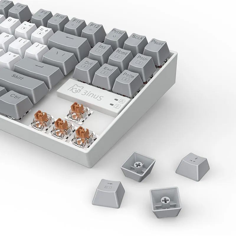 WhatGeek x 3inuS KEBOHUB EE01 Mechanical Keyboard with 5-in-1 Hub